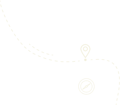About Us - Hayya Morocco Global map with route dots