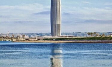 Twin Center-style tower in Rabat by the sea