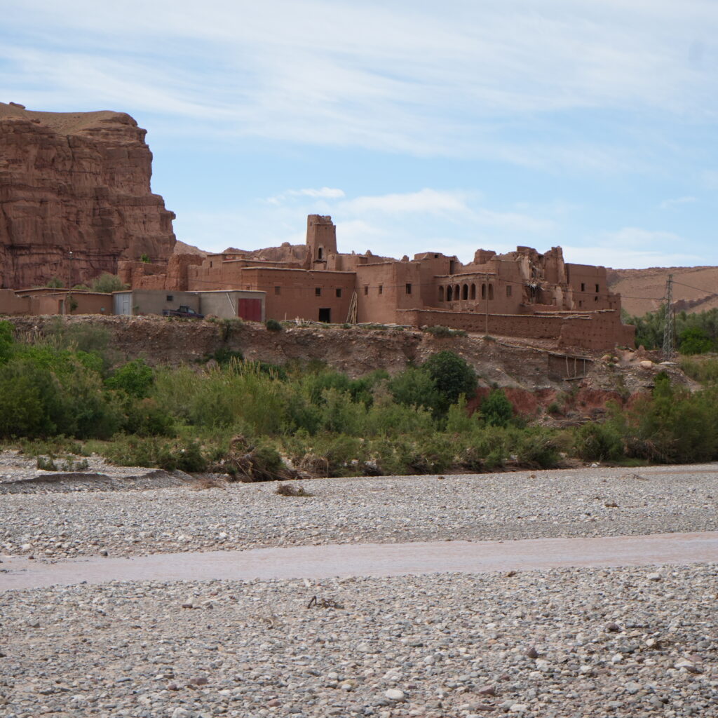 Clay buildings and kasbah