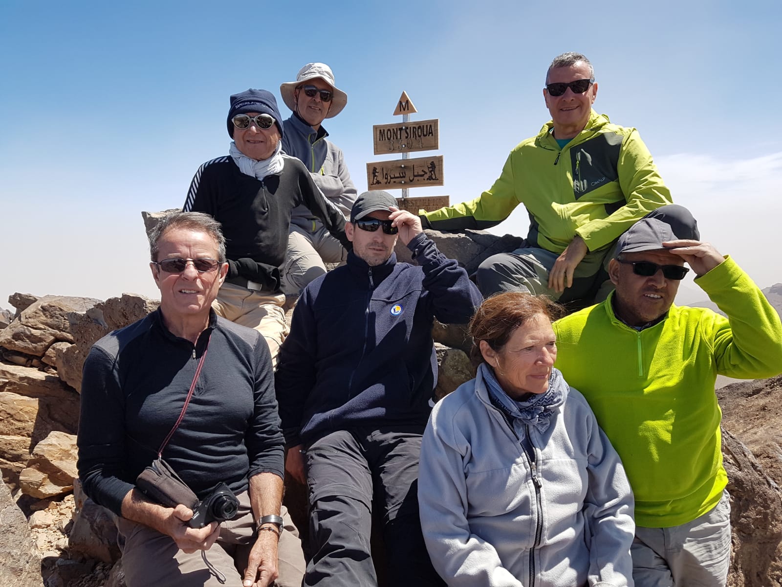Isolated earthen village in the mountains
