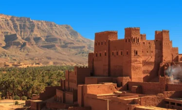 Historical earthen buildings in Aït Benhaddou