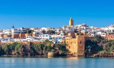 View of Oudayas Kasbah by the river