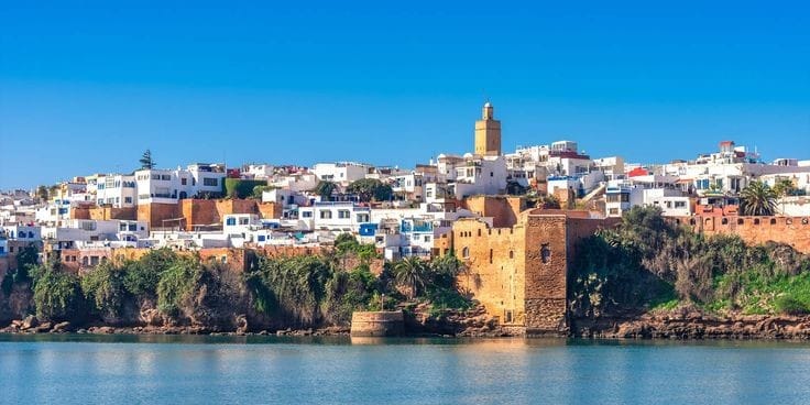 View of Oudayas Kasbah by the river