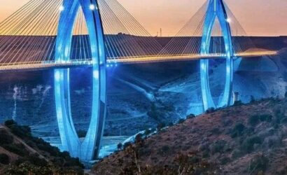 Painted wooden ceiling with floral motifs