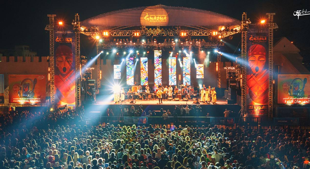 Concert at Moroccan cultural festival