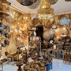 Moroccan Souvenirs a room filled with lots of different types of lights