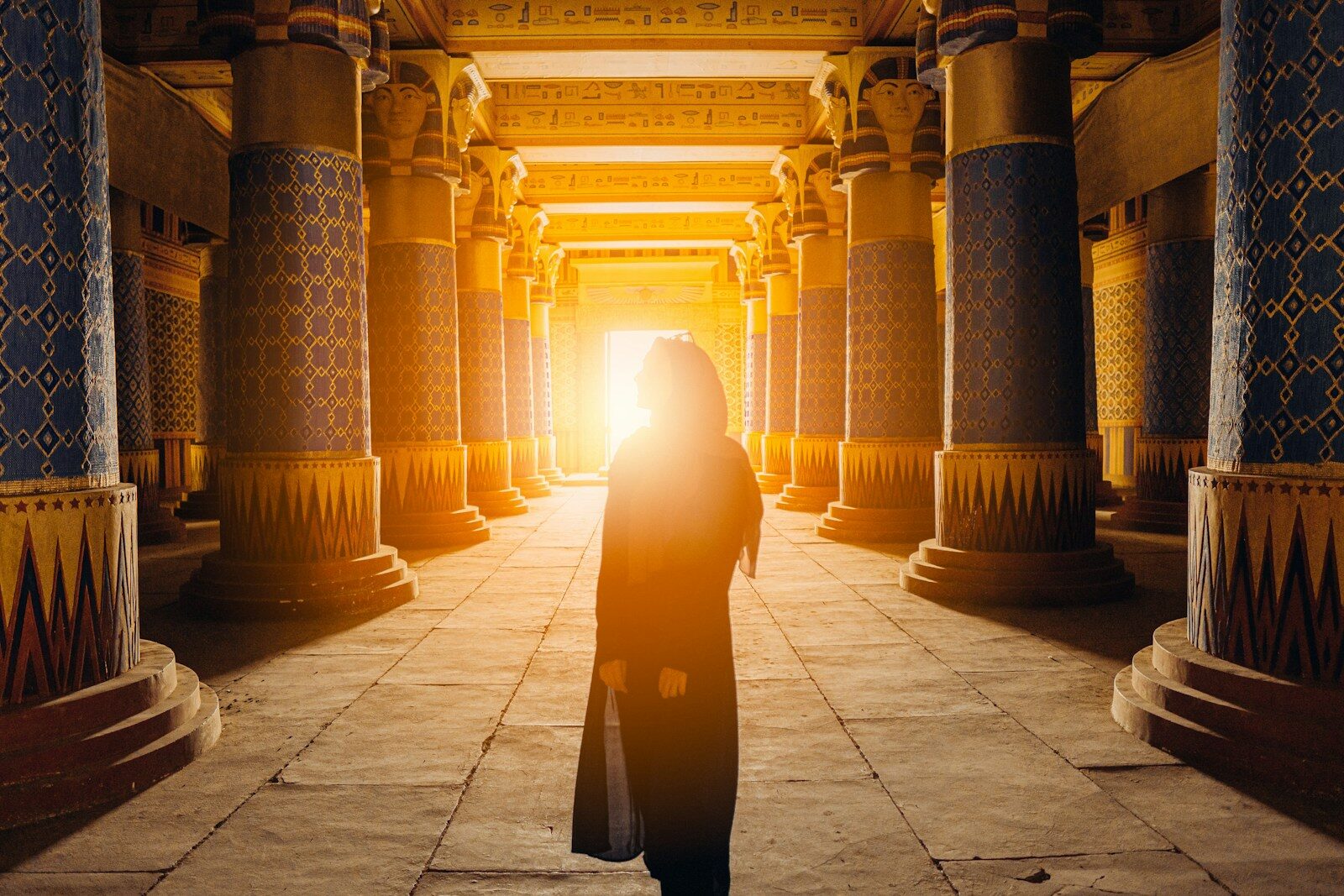 Moroccan Tour silhouette photography of standing woman