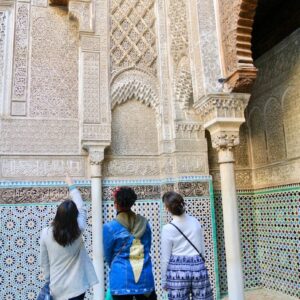 Travel Safety in Morocco A group of women standing next to each other