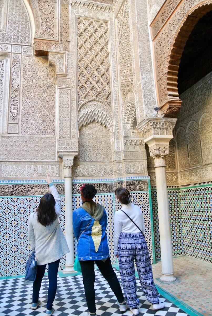 Travel Safety in Morocco A group of women standing next to each other