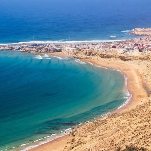 bird's-eye view photography of beach
