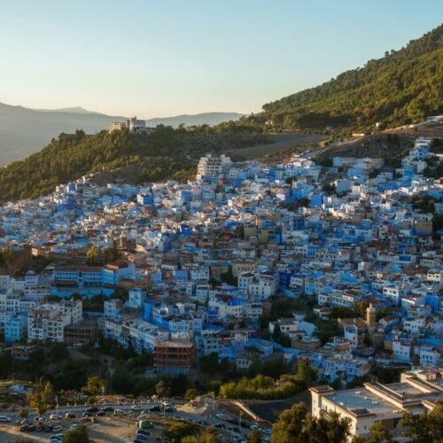 a view of the blue city of jodhpur