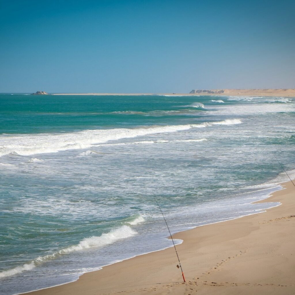 a person on a beach