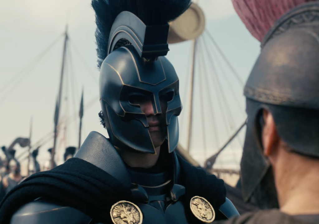 Benny Safdie and Matt Damon in The Odyssey - Hayya Morocco