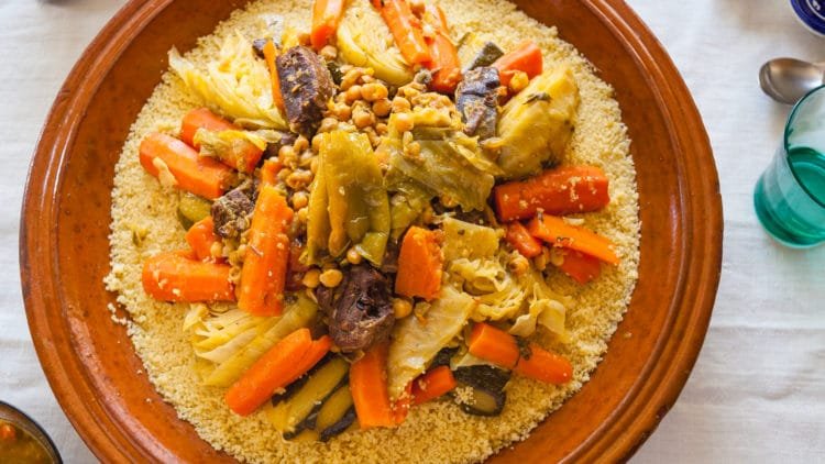 Traditional Couscous Preparation