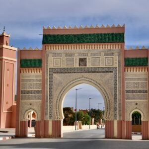 Decorative archway in Rissani, Morocco
